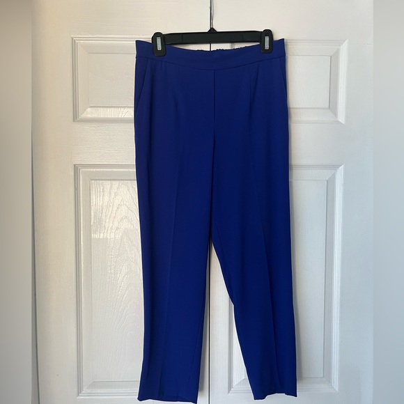 💙 Aritzia Babaton - “Conan” Cropped Mid Rise Crepe Trousers - Picture 1 of 10
